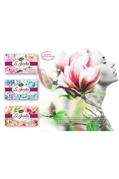 Dalan Săpun Le Jardin 100% Vegetal Bujor și trandafir, 200gr