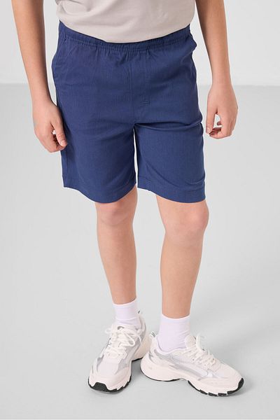 TOMMY LIFE Stone-Parlament Cotton Oversize Fit Woven Lightweight Flexible Chino Boy Shorts Suit - 11278