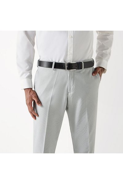 FAV Textured Leather Belt with Pin Buckle Closure