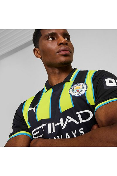 Puma Mens Manchester City 24/25 Away Football Jersey Top - Multicolor