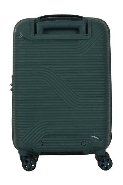 American Tourister حقيبة ماكس بلس بحجم كابينة 55 سم، لون أخضر زيتوني من إدارة أمن النقل