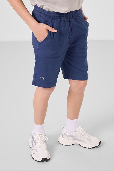 TOMMY LIFE Stone-Parlament Cotton Oversize Fit Woven Lightweight Flexible Chino Boy Shorts Suit - 11277