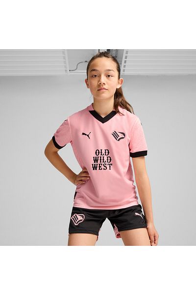 Puma Youth Kids Palermo F.c. 24/25 Home Football Jersey Top - Pink