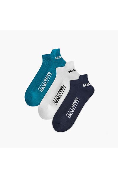 FAV Set of 3 - Printed Ankle Length Half Terry Socks