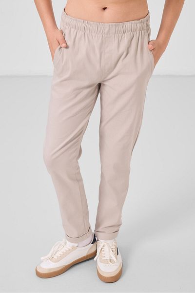 TOMMY LIFE Stone Standard Fit Woven Lightweight Stretchy Chino Boys' Trousers - 11272