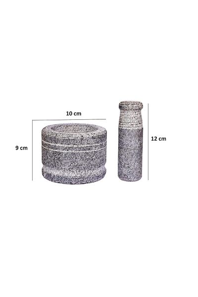 Bisbell Natural Grinder Morter & Pestle Set 5"