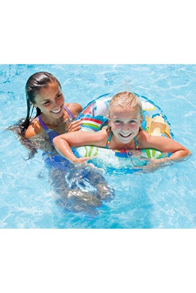 Intex Transparent Swim Ring Assorted Colors