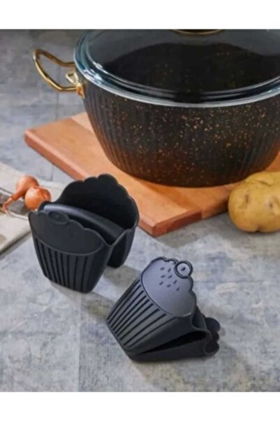 CKM silikon قفازات فرن من السيليكون المقاومة للحريق، مجموعة من 2 قطعة