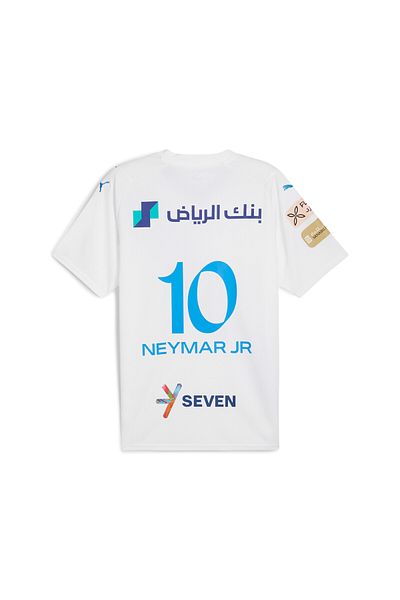 Puma Mens Al Hilal Sfc Neymar Jr. Away Replica Football Jersey Top - White