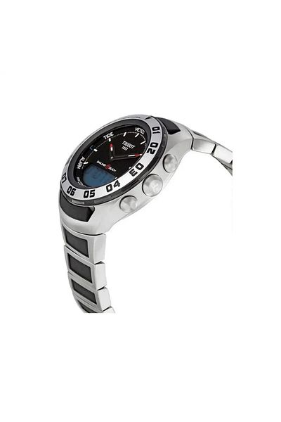 TISSOT Men’s Quartz Movement Watch with Stainless Steel 45mm Case and Bracelet