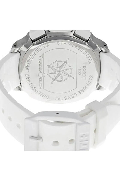 TISSOT Men’s Analogue Quartz Movement Watch with Stainless Steel 42mm Case and Silicone Bracelet