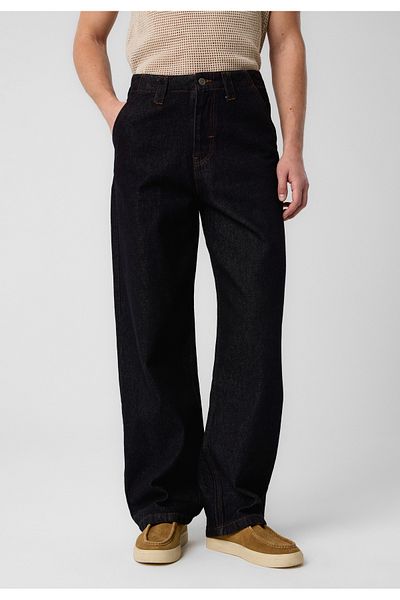 Antioch Men's Black Relaxed Fit Jeans