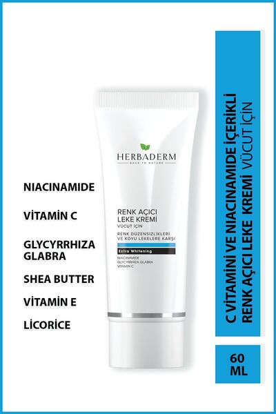 Herbaderm VUCUT BEYAZLATICI KREM