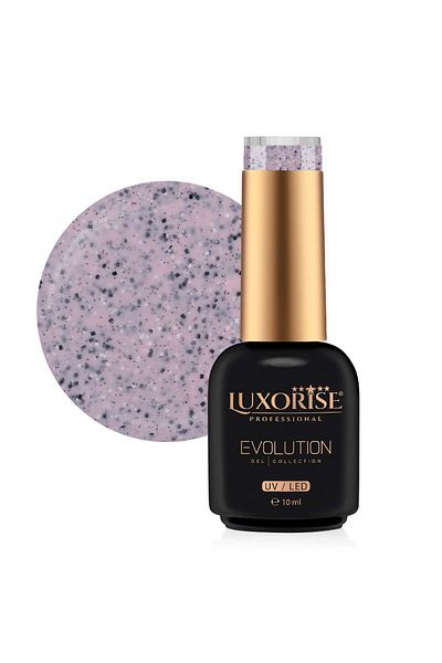 LUXORISE Oja semipermanentă Evolution, Crazy in Dots - Confetti Party 10ml