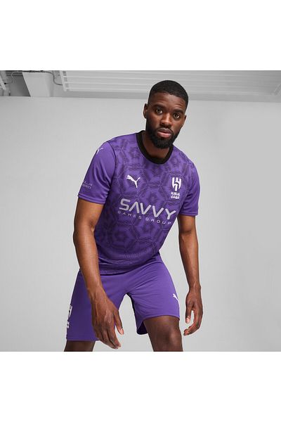 Puma قميص كرة قدم رجالي من الهلال 24/25 - أرجواني