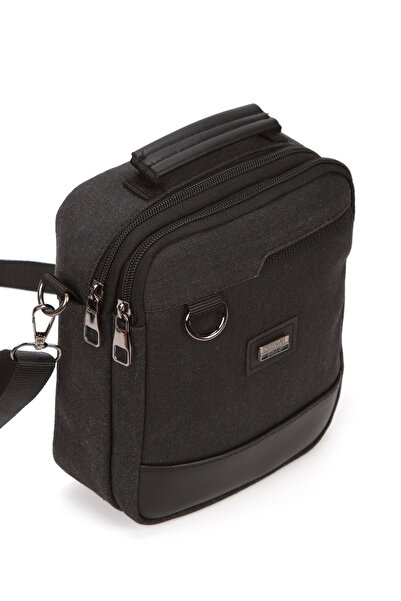 Newish Polo Чоловіча сумка з канвасу з перехресними ременями через плече та ручкою