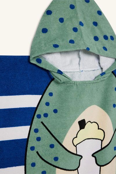 DeFacto Boy's Patterned Cotton Poncho Towel E5397A825Sm