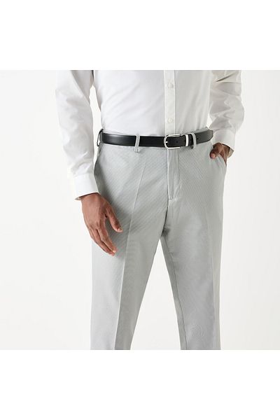 FAV Textured Leather Belt with Pin Buckle Closure
