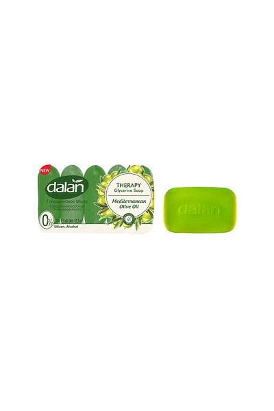 Dalan Therapy Glycerine Solid Soap Set, 5 Pieces, 70 G, Olive Oil