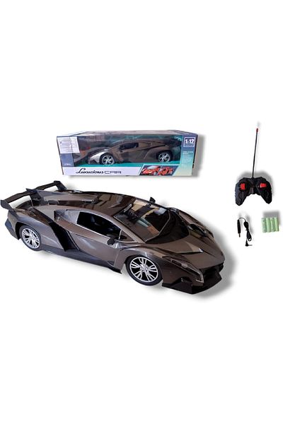 Generic High Quality Remote Controlled Toy Car For Children Black Color Famous Luxury Car Model