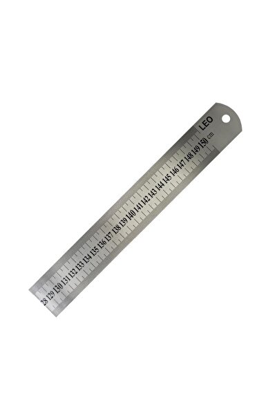 LEO Çift Taraflı Çelik Cetvel 1500 x 40 mm