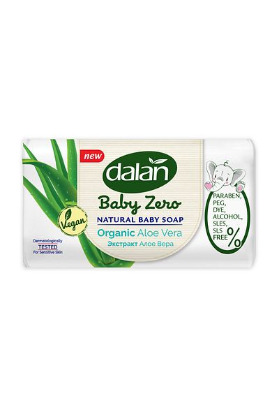 Dalan Set X 2 Baby Zero Natural Soap With Organic Aloe Vera, 90gr