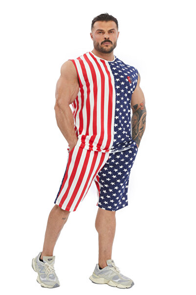 Big Sam Amerikan Bayrak Antrenman Şortu 1312