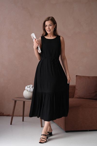 Park Karon Black Short Sleeve Summer Dress