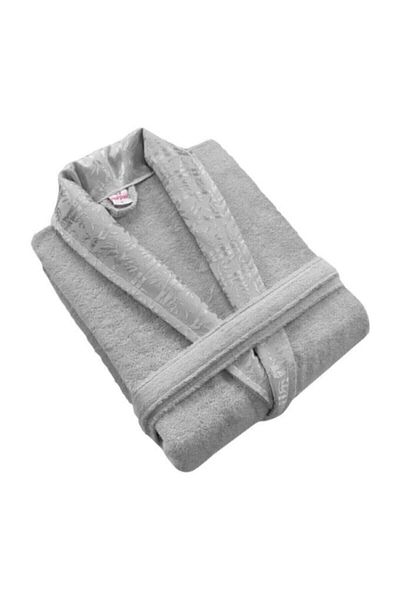 Nurpak Μονό μπουρνούζι Unisex Grey Bamboo