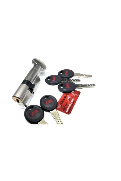Kale Kilit Kale 164 Cecm Tüpten Şifreli Silindir 68mm (26 10 32)- Nikel (5 AN...