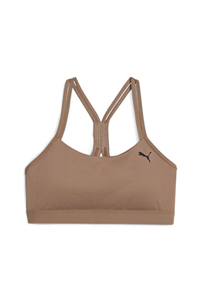 Puma Womens 4keeps Studio Ultrabare Strappy Training Bra Sports Tank Top - Brown
