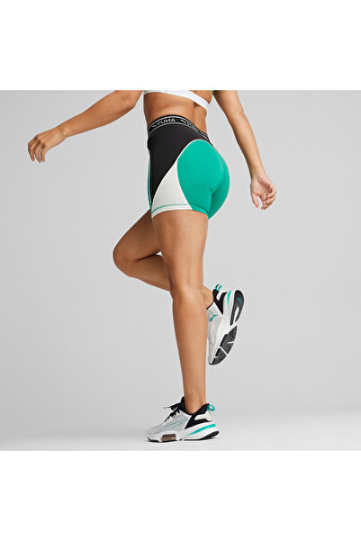 Puma Womens Train Strong 5" Shorts - Green