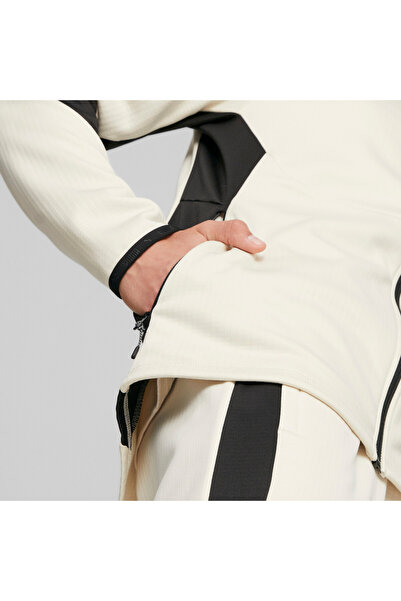 Puma Mens Evostripe Full-zip Hoodie Sweat Jacket - White