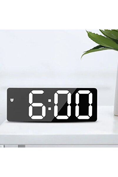 HPYTECH LED Dijital Masa Saati Isı Göstergeli , Alarmlı , Büyük Ekran , Sessiz