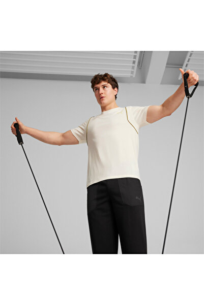 Puma Mens M Concept Training T-shirt - Beige