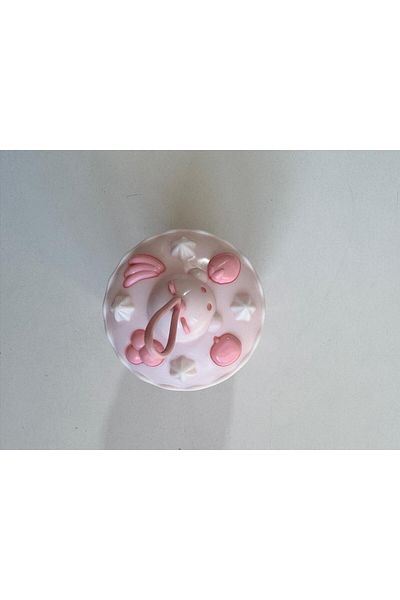 Motebarn Wear Șapcă pentru fetiță, cutie de prăjituri, elastic pentru păr alb