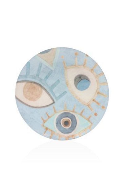 GUNES ZUCCACIYE Alya Maison Amulet Service Plate Set of 6 - 26 cm