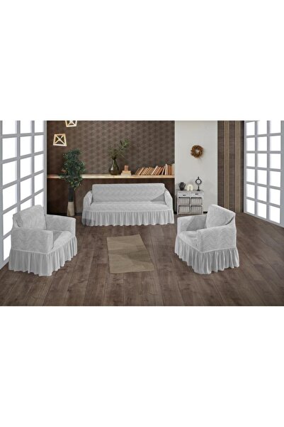 Stylish Home HUSE JAKARD PENTRU CANAPELE 3-1-1-CREAM