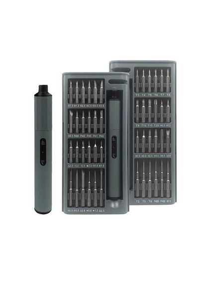MACVI Macvi® 49 in 1 Precision Electric Screwdriver Set, Rechargeable, for Mobile, Li-ion 400mAh