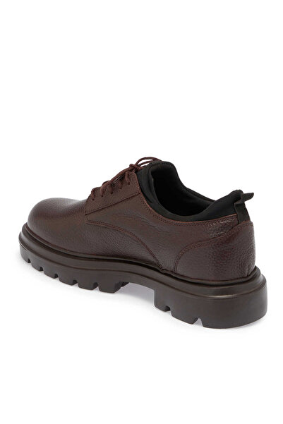 Tergan Kahve Hakiki Deri Erkek Casual Ayakkabı - E24S1AY57025-A42