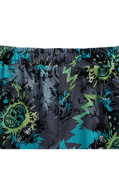 Puma Mens X Melo Blue Hive Basketball Shorts - Multicolor