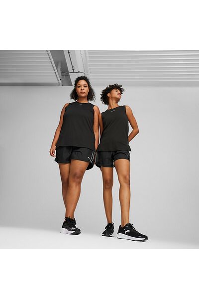 Puma Womens Fit Triblend Training Sports Tank Top - Black