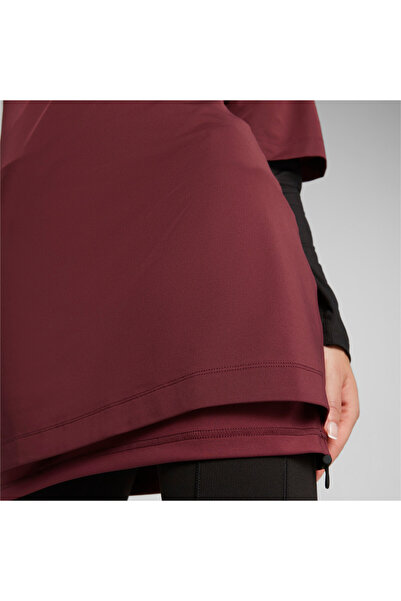 Puma Womens Modest Oversized Training T-shirt - Red