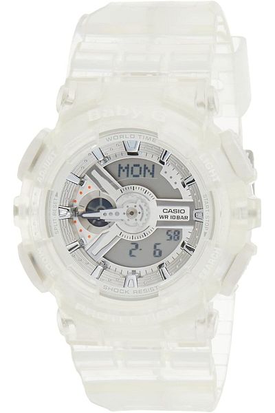 Casio Baby-G Women's Quartz Watch, Analog-Digital Display and Resin Strap BA-110CR-7ADR