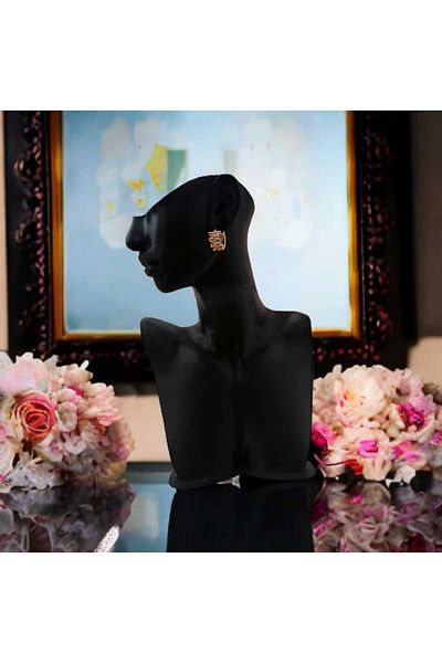 feyza collection Baguette Zircon Stone Ring Vip Steel Earrings