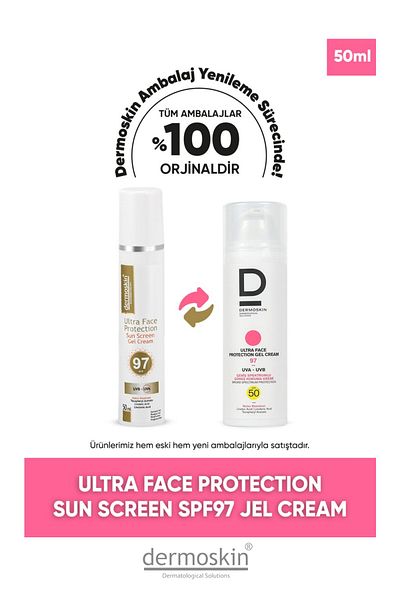 Dermoskin 50ml Ultra Comprehensive Protection Sun Cream Spf 97 Suitable for All Skin Types New Packaging