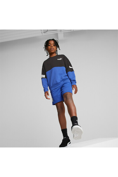Puma Youth Boys Power Shorts - Blue