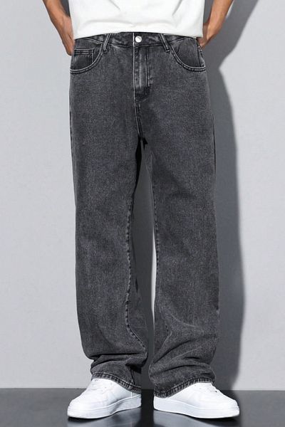 Tarz Cool Men's Smoked Relaxed Cut Baggy Pants