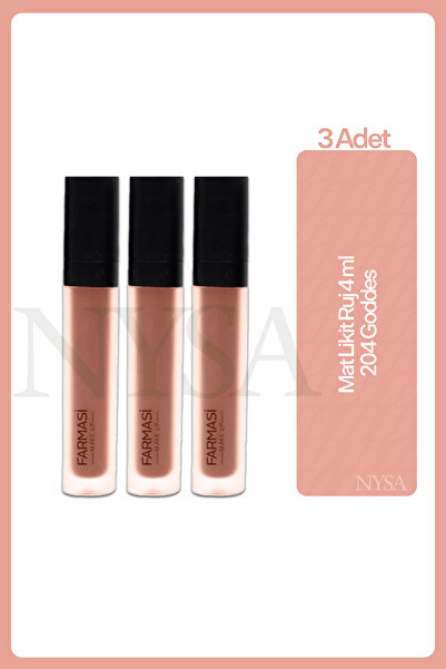 Farmasi Mat Likit Ruj 4 ml - 3 Adet