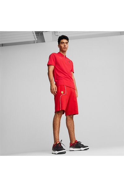Puma Mens Scuderia Ferrari Race Shorts - Red